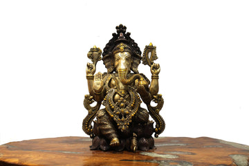 South-style 3 Tone Ganpati