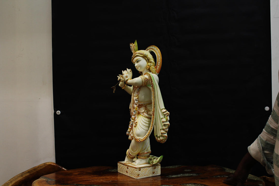 Standing Krishna White