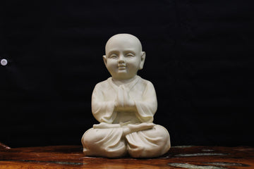 Small Namaste Monk Sitting