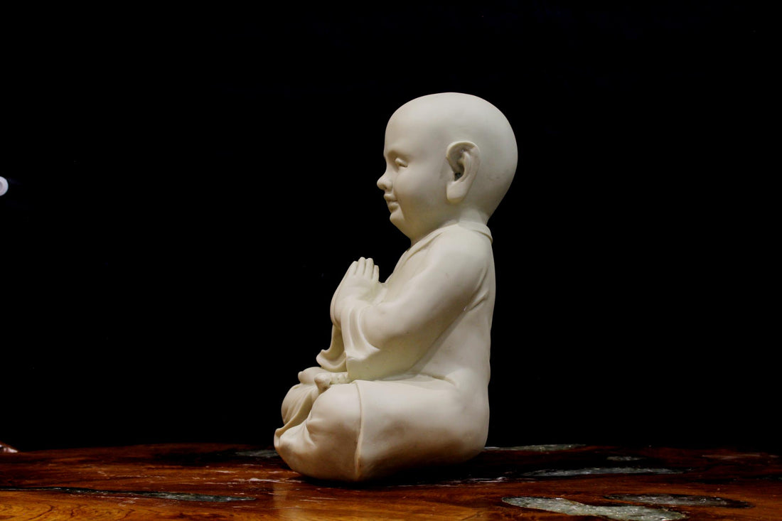 Small Namaste Monk Sitting