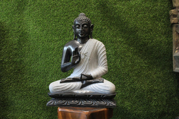 Black Stone Buddha