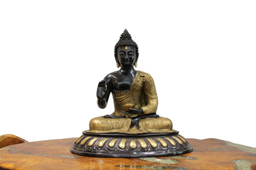 3 Tone Buddha On Pedestal