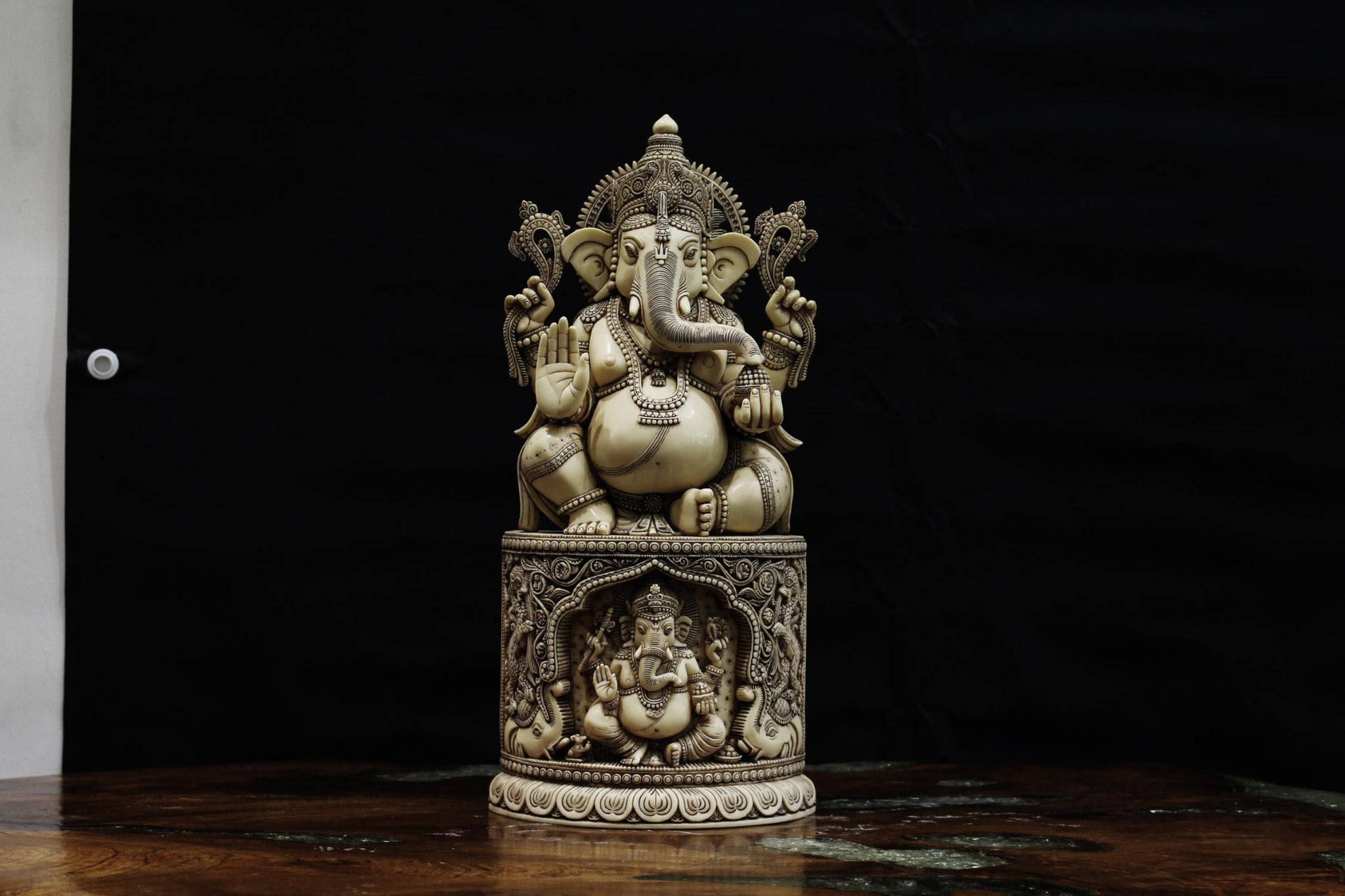 Ganesha On Pedestal