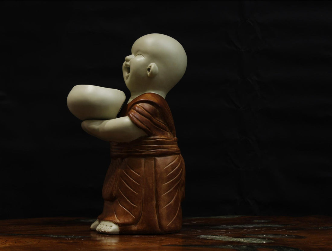 Baby Monk With Pot (Colour)